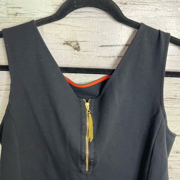 Ivanka trump blue orange blouse top gold size large - Picture 5 of 7